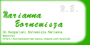 marianna bornemisza business card